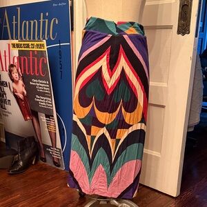 FARM Rio Multicolor Abstract Pencil Skirt